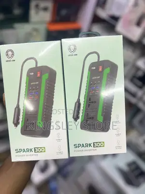 Green Lion Spark 300 Power Inverter - Black