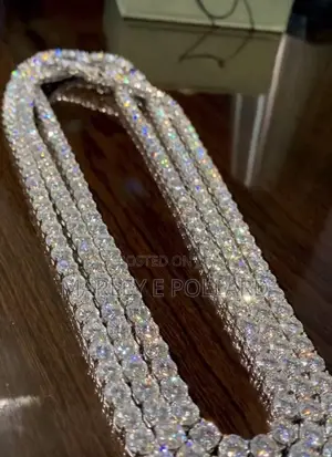 Chunky VVS Moissanite Tennis Chain