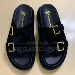 💯 Quality Luxury Men's Suede Slippers Guiseppe Zanotti