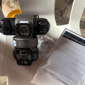Outdoor Solar Triple Lens CCTV Camera