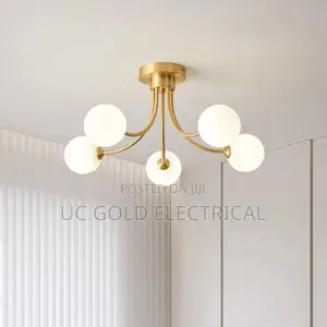 Nordic Modern Glass Ball Led Ceiling Chandelier 5/9-Light