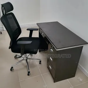 Office Swivel Chair and Table