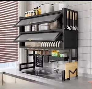 Double Layer Over the Sink Dish Rack