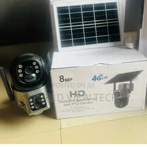 Solar Powered Dual Camera With 4g