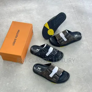 Louis Vuitton Luxury Designer Slipper Well Branded Package