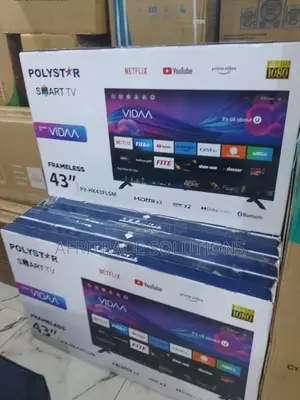 Stream Big: Polystar 43′′ Smart Ultra Hd Tv