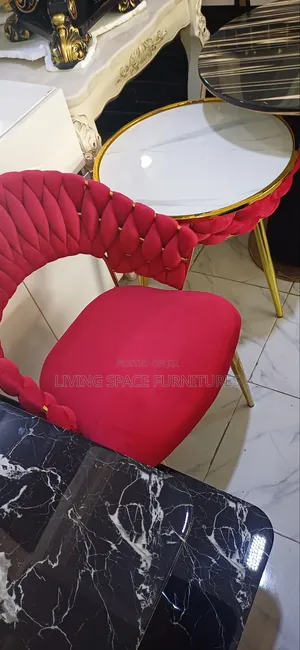 Executive Console 2 Fabric Chairs With Marble Top Table