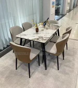 Marble Top Dining Table Set
