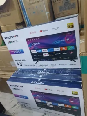 Frame-Free, Feature-Rich: Polystar 43′′ Smart Tv