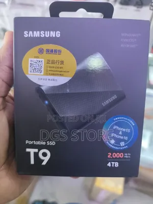 Samsung T9 SSD 4tb Portable for iPhone 15 iPhone 16