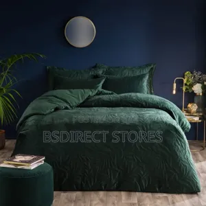 Dunelm Nya Velvet Pinsonic Duvet Cover and Pillowcase Set