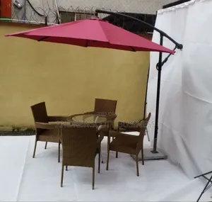 Sun Shade Metal Umbrella Brown Green and Blue