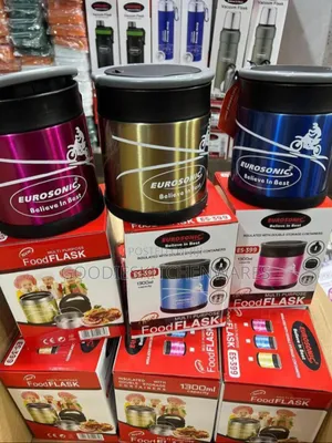 1300 Ml Food Flask With Double Storage