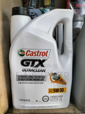 Castrol GTX Ultraclean Sae 5w-30 Synthetic Motor Oil, 4.73l.