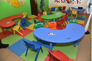 Quality Children Half Moon Table