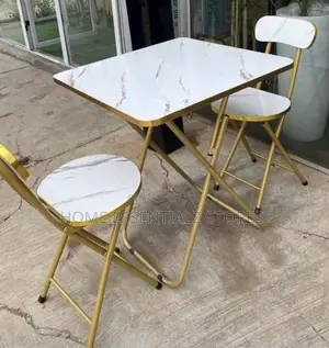 2 Chairs With 1 Table
