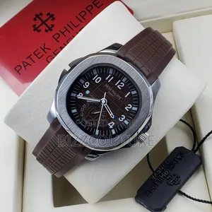 Original Patek Philippe Brown Rubber Strap Watch in Store
