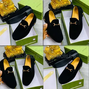 Black Suade Gucci Shoes