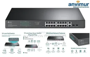Tp-link Tl-sg1218mpe 18-ports Gigabit Smart Switch