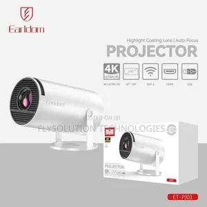 Earldom Pj01 Mini Projector 4k Ultra Hd