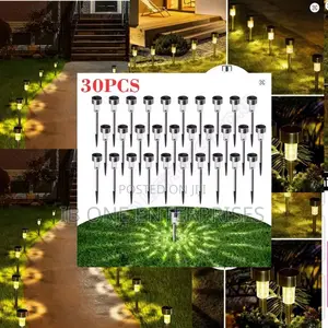 Declare Your Garden's Brilliance: 30pcs Solar Powered Light