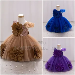 Toddler 3d Floral Dress (12m-4yrs)