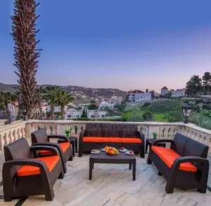 Outdoor Rattan Set With Centre Table