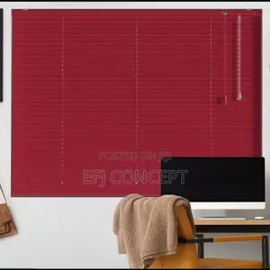 Deep Red 50mm Venetian Window Blind
