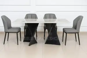 Luxury Marble Dining Table Set for Dining Room