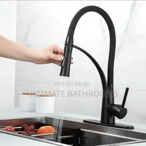 All Black Kitchen Mixer Faucet