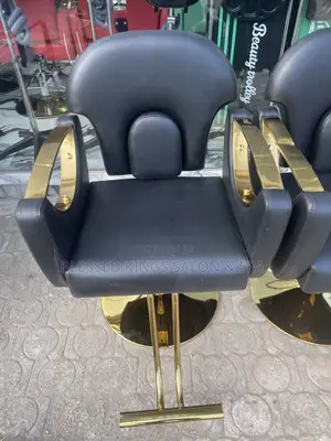 Black and Gold Salon Chair