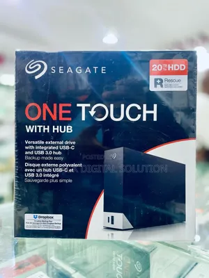 Seagate 20tb One Touch Desktop External Drive Hdd Withhub