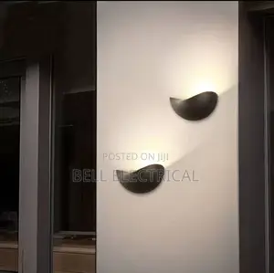 Black Led Wall Lamp Modern Minimalist Style