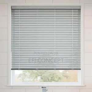 Forte Brushed Silver 25mm Venetian Window Blind