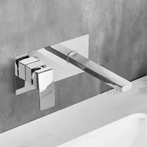 Wall Mounted Basin Mixer Tap – Chrome, Hot/Cold Flow