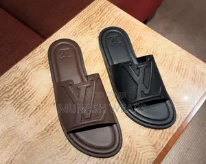 Louis Vuitton Leather Slippers Hq