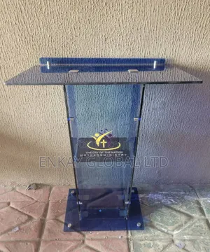 Standard Thick Glass Church Pulpit