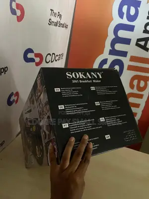 Pay Small Small Sokany 3 In 1 Breakfast Maker On Cdcare.App