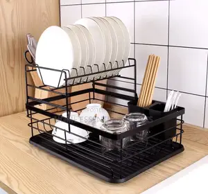 Kitchen Dish Rack - Cutlery Plates Rack