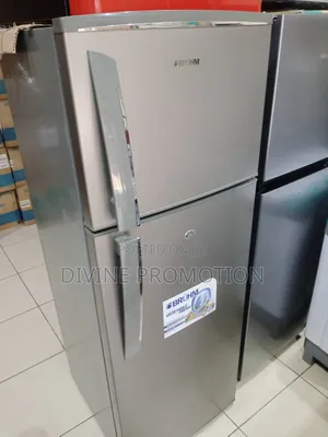 Bruhm 210 Double Door Refrigerator, Silver Color.