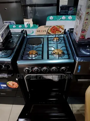 Nexus 3+1(Electric )Burner Gas Cooker, 50*55cm, Black Color