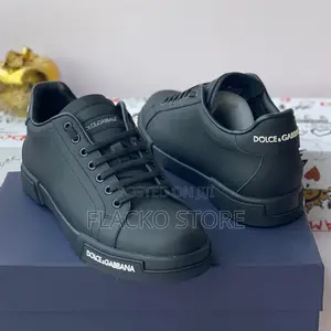 Original Dolce & Gabbana Leather Sneakers