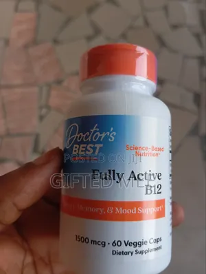 Fully Active B12, 1500mcg, 60 Capsules.