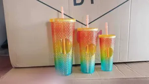 3 in 1 Snapkeez Glitter Sippy Cup With Individual Straws