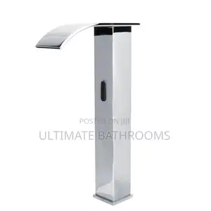 Long Chrome Fountain Sensor Tap