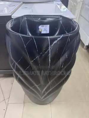 Carrara Design Black Dinning/Bathroom Wash Hand Basin