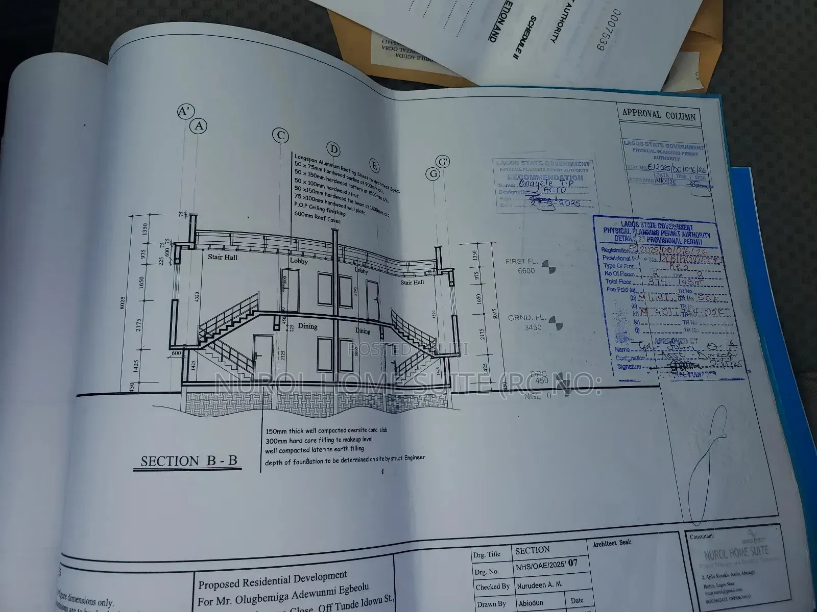 Approval Architecture/Structural Drawing And Processing