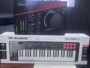 M-Audio Oxygen 49 Midi-Keyboard Focusrite Scarlett 18i20