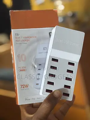 10 in 1 Usb 72w Smart Charging Station