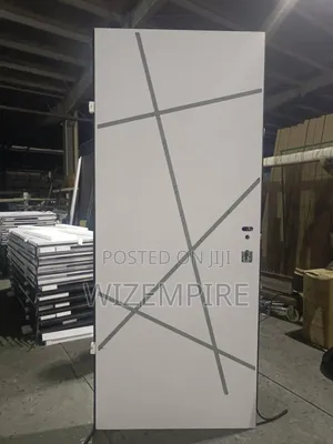 White Israeli Security Doors Available